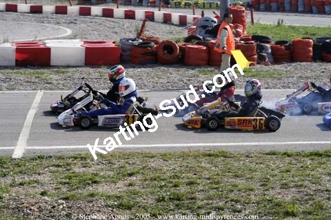 30/10/2005 : 1ère manche du Trophée Julie Tonelli (Brignoles) 2005 — karting