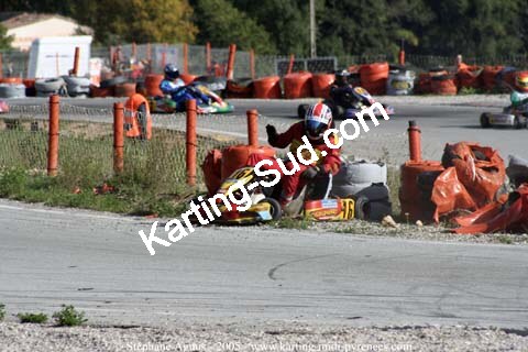 30/10/2005 : 1ère manche du Trophée Julie Tonelli (Brignoles) 2005 — karting