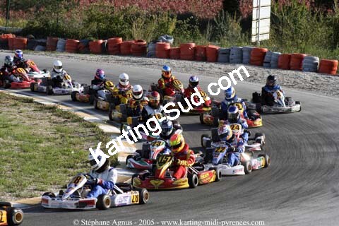 30/10/2005 : 1ère manche du Trophée Julie Tonelli (Brignoles) 2005 — karting