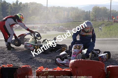 30/10/2005 : 1ère manche du Trophée Julie Tonelli (Brignoles) 2005 — karting