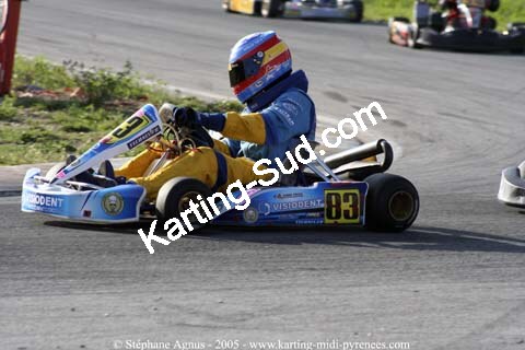 30/10/2005 : 1ère manche du Trophée Julie Tonelli (Brignoles) 2005 — karting