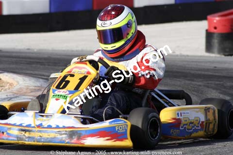 30/10/2005 : 1ère manche du Trophée Julie Tonelli (Brignoles) 2005 — karting