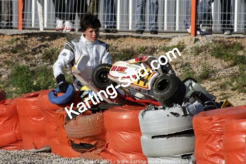 30/10/2005 : 1ère manche du Trophée Julie Tonelli (Brignoles) 2005 — karting