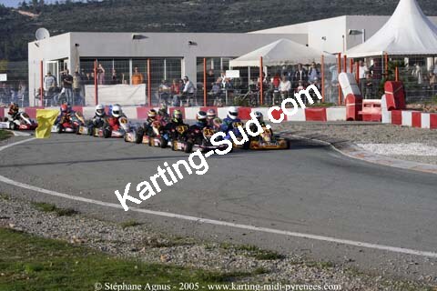 30/10/2005 : 1ère manche du Trophée Julie Tonelli (Brignoles) 2005 — karting