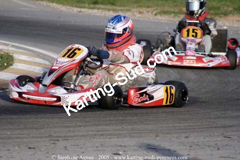 30/10/2005 : 1ère manche du Trophée Julie Tonelli (Brignoles) 2005 — karting