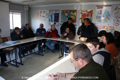 12/02/2006 : Formation des commissaires et Test day à Lavelanet (Photos Stéphane Agnus) 2006 — karting