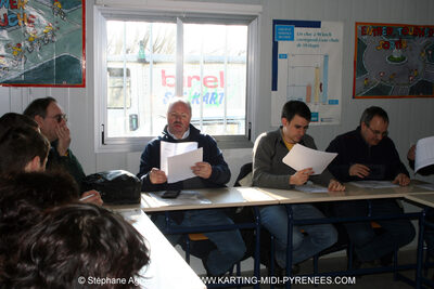 Patrice AGNUS — 12/02/2006 : Formation des commissaires et Test day à Lavelanet (Photos Stéphane Agnus) 2006 — karting