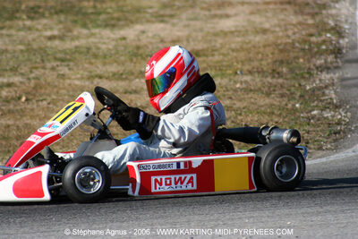 Enzo GUIBBERT — 12/02/2006 : Formation des commissaires et Test day à Lavelanet (Photos Stéphane Agnus) 2006 — karting
