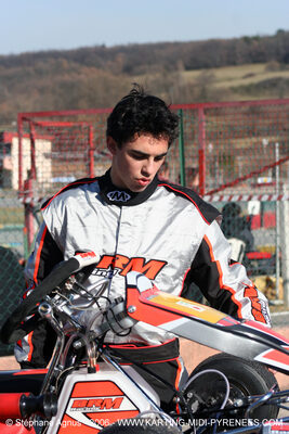Pierre Etienne CHAUMAT — 12/02/2006 : Formation des commissaires et Test day à Lavelanet (Photos Stéphane Agnus) 2006 — karting