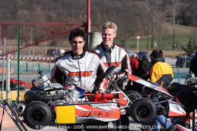 Pierre Etienne CHAUMAT — 12/02/2006 : Formation des commissaires et Test day à Lavelanet (Photos Stéphane Agnus) 2006 — karting