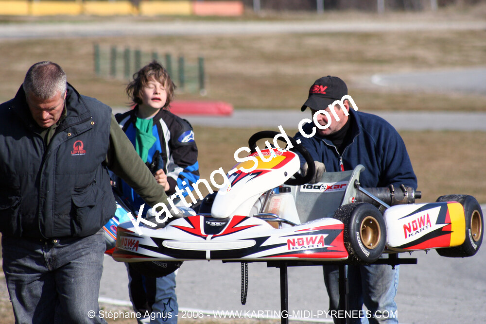 Alain PINEL — 12/02/2006 : Formation des commissaires et Test day à Lavelanet (Photos Stéphane Agnus) 2006 — karting