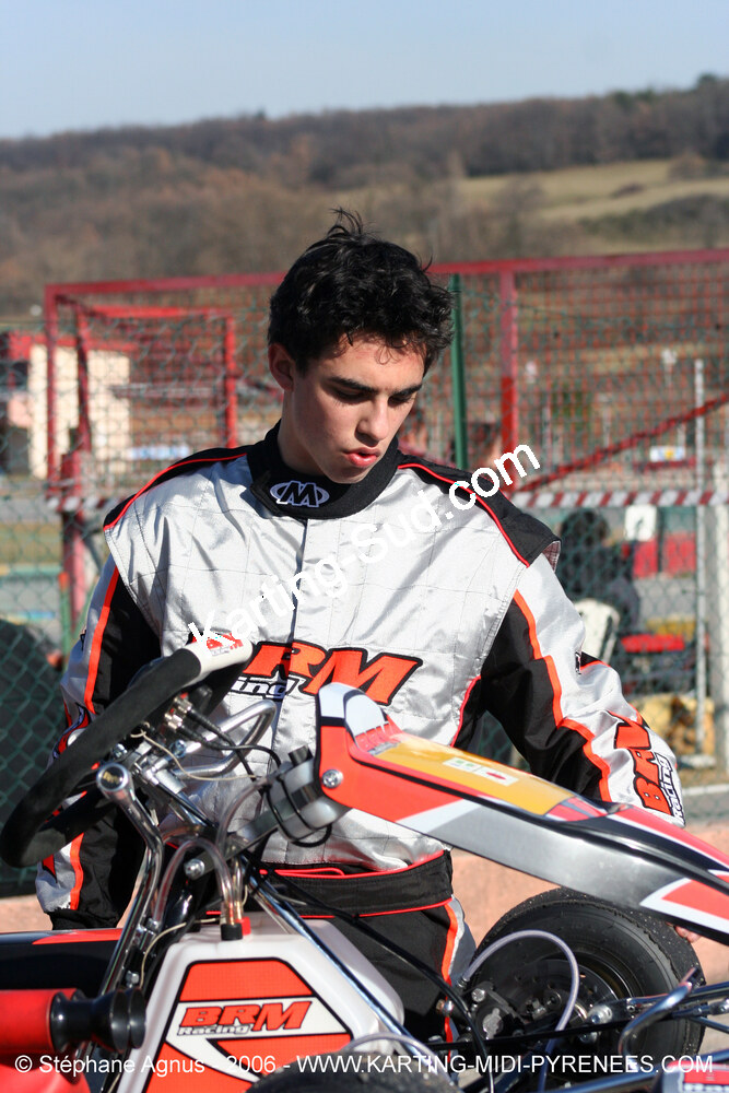 Pierre Etienne CHAUMAT — 12/02/2006 : Formation des commissaires et Test day à Lavelanet (Photos Stéphane Agnus) 2006 — karting