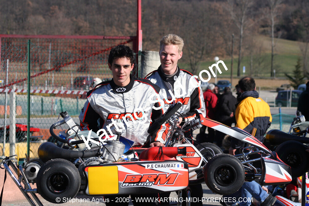 Pierre Etienne CHAUMAT — 12/02/2006 : Formation des commissaires et Test day à Lavelanet (Photos Stéphane Agnus) 2006 — karting