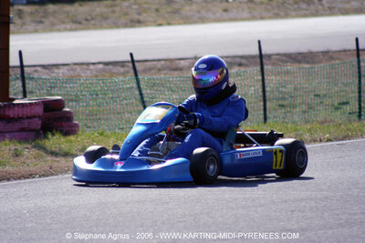 Leslie MARIE — 26/02/2006 : Trophée Gangeois à Ganges (Photos Stéphane Agnus) 2006 — karting