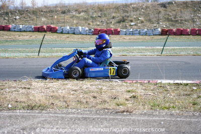 Leslie MARIE — 26/02/2006 : Trophée Gangeois à Ganges (Photos Stéphane Agnus) 2006 — karting