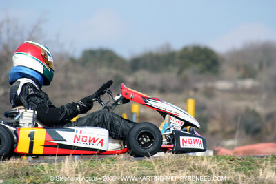 Guillaume DA COSTA — 26/02/2006 : Trophée Gangeois à Ganges (Photos Stéphane Agnus) 2006 — karting