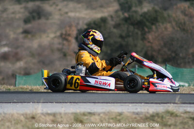 Thomas LARA — 26/02/2006 : Trophée Gangeois à Ganges (Photos Stéphane Agnus) 2006 — karting