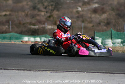 Michel PHILIPPE — 26/02/2006 : Trophée Gangeois à Ganges (Photos Stéphane Agnus) 2006 — karting