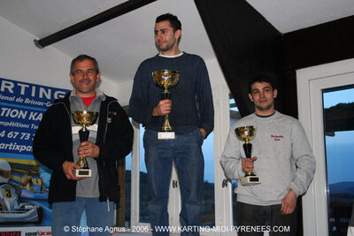 Didier LUISELLI, Grégory LEDER, Sébastien LEDER — 26/02/2006 : Trophée Gangeois à Ganges (Photos Stéphane Agnus) 2006 — karting