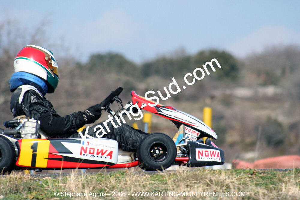 Guillaume DA COSTA — 26/02/2006 : Trophée Gangeois à Ganges (Photos Stéphane Agnus) 2006 — karting
