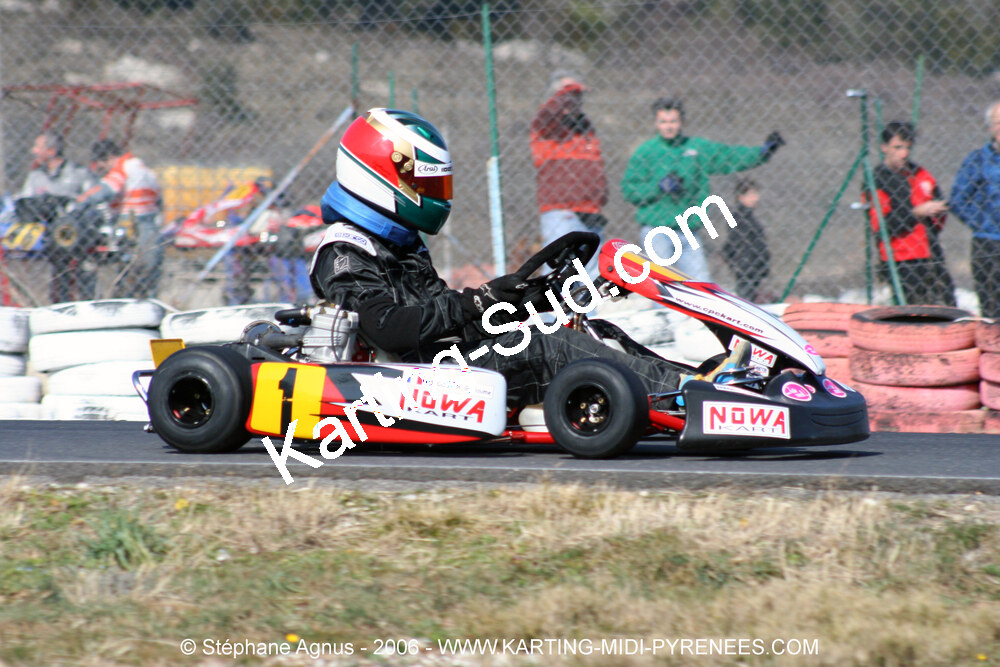Guillaume DA COSTA — 26/02/2006 : Trophée Gangeois à Ganges (Photos Stéphane Agnus) 2006 — karting