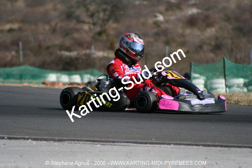 Michel PHILIPPE — 26/02/2006 : Trophée Gangeois à Ganges (Photos Stéphane Agnus) 2006 — karting