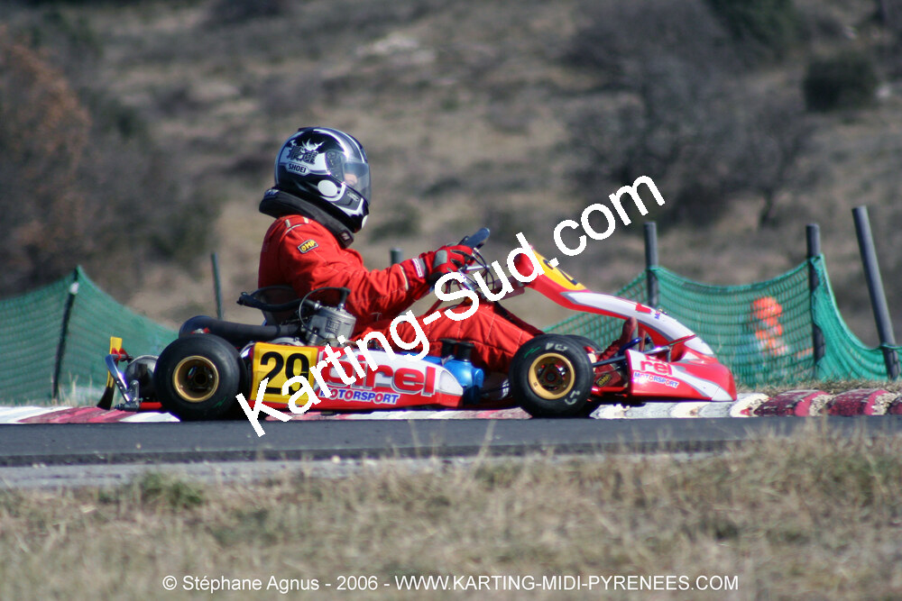 26/02/2006 : Trophée Gangeois à Ganges (Photos Stéphane Agnus) 2006 — karting