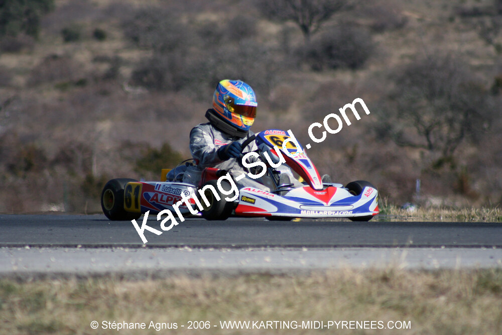 26/02/2006 : Trophée Gangeois à Ganges (Photos Stéphane Agnus) 2006 — karting