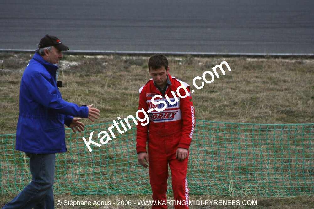 Michel PHILIPPE — 26/02/2006 : Trophée Gangeois à Ganges (Photos Stéphane Agnus) 2006 — karting