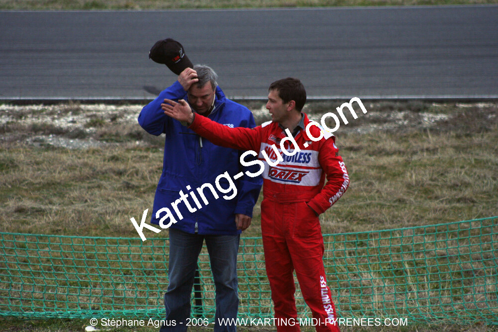 Michel PHILIPPE — 26/02/2006 : Trophée Gangeois à Ganges (Photos Stéphane Agnus) 2006 — karting