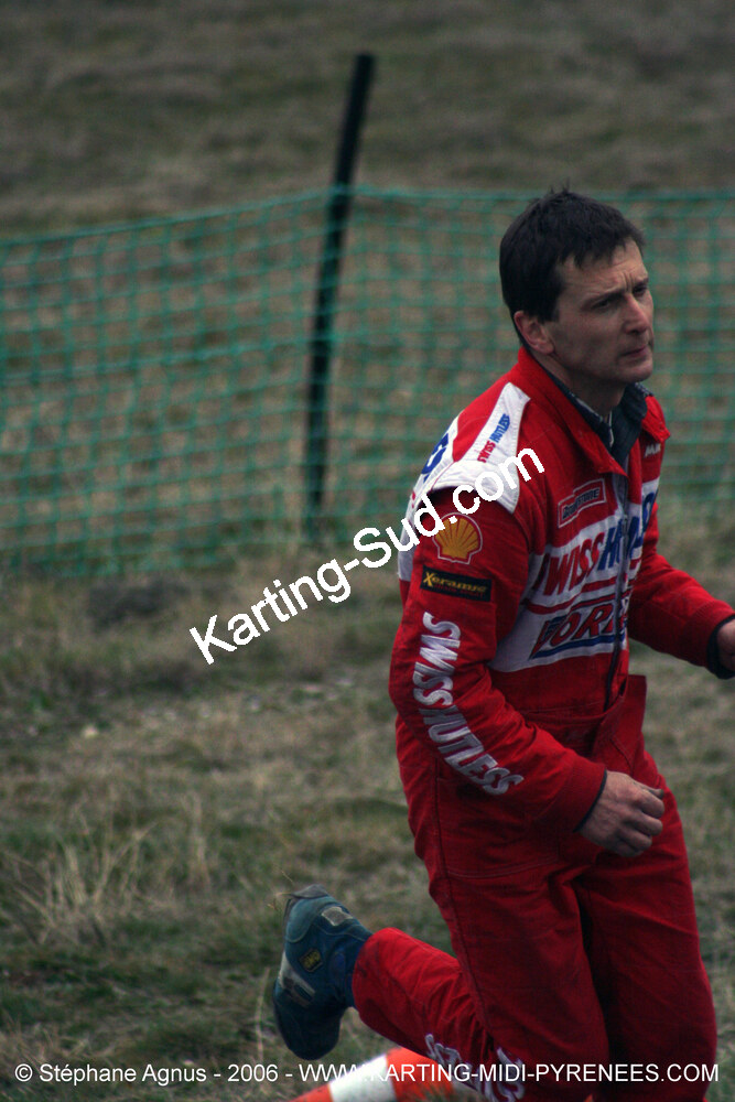 Michel PHILIPPE — 26/02/2006 : Trophée Gangeois à Ganges (Photos Stéphane Agnus) 2006 — karting