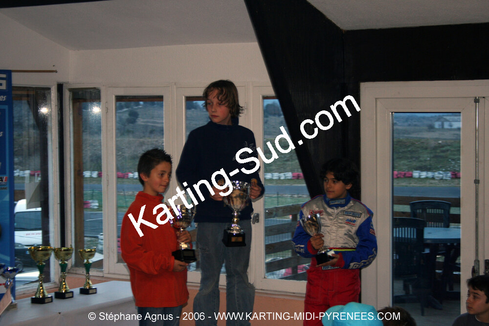 Alex BARON, Andréa SUAU — 26/02/2006 : Trophée Gangeois à Ganges (Photos Stéphane Agnus) 2006 — karting