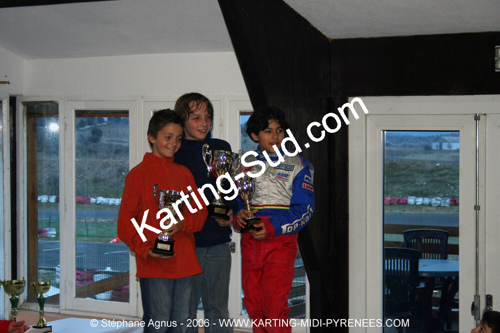 Alex BARON, Andréa SUAU — 26/02/2006 : Trophée Gangeois à Ganges (Photos Stéphane Agnus) 2006 — karting