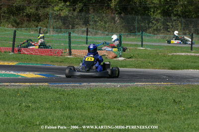 14/10/2006 : Trophée Vincent Sanchez photos du samedi par Fabien PARIS 2006 — karting
