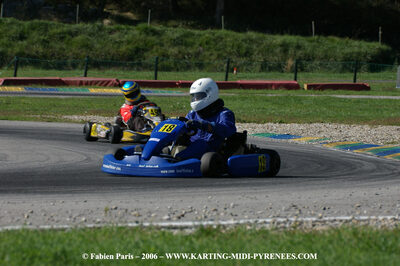 14/10/2006 : Trophée Vincent Sanchez photos du samedi par Fabien PARIS 2006 — karting
