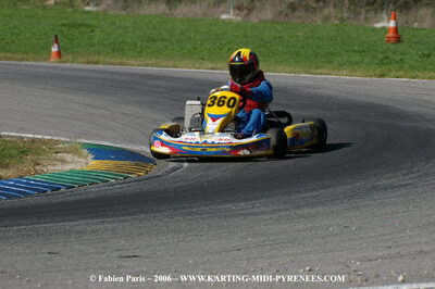 14/10/2006 : Trophée Vincent Sanchez photos du samedi par Fabien PARIS 2006 — karting