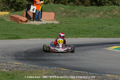 14/10/2006 : Trophée Vincent Sanchez photos du samedi par Fabien PARIS 2006 — karting
