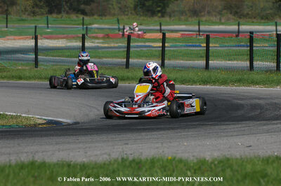 14/10/2006 : Trophée Vincent Sanchez photos du samedi par Fabien PARIS 2006 — karting