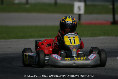 Yohan SOGUEL — 14/10/2006 : Trophée Vincent Sanchez photos du samedi par Fabien PARIS 2006 — karting