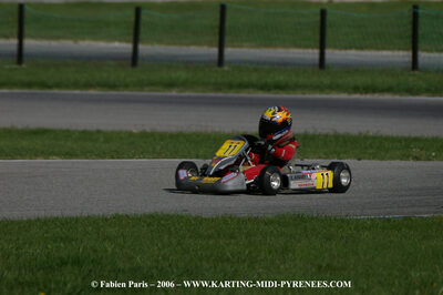 Yohan SOGUEL — 14/10/2006 : Trophée Vincent Sanchez photos du samedi par Fabien PARIS 2006 — karting