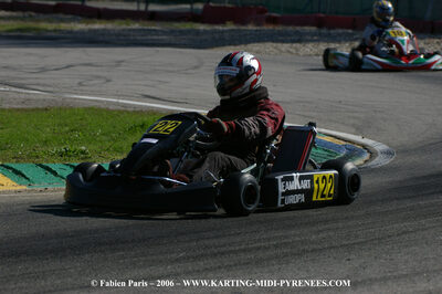 14/10/2006 : Trophée Vincent Sanchez photos du samedi par Fabien PARIS 2006 — karting