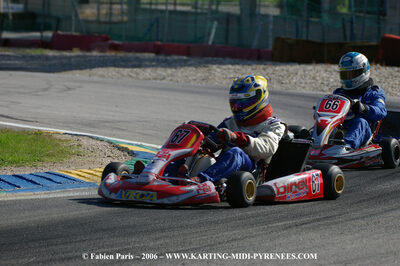 14/10/2006 : Trophée Vincent Sanchez photos du samedi par Fabien PARIS 2006 — karting