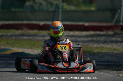 14/10/2006 : Trophée Vincent Sanchez photos du samedi par Fabien PARIS 2006 — karting