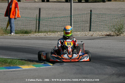14/10/2006 : Trophée Vincent Sanchez photos du samedi par Fabien PARIS 2006 — karting