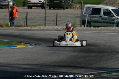 14/10/2006 : Trophée Vincent Sanchez photos du samedi par Fabien PARIS 2006 — karting