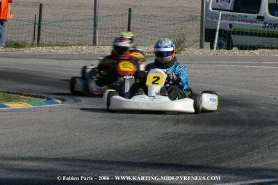 14/10/2006 : Trophée Vincent Sanchez photos du samedi par Fabien PARIS 2006 — karting