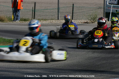 14/10/2006 : Trophée Vincent Sanchez photos du samedi par Fabien PARIS 2006 — karting