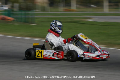 14/10/2006 : Trophée Vincent Sanchez photos du samedi par Fabien PARIS 2006 — karting