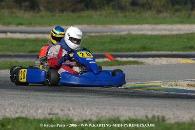 14/10/2006 : Trophée Vincent Sanchez photos du samedi par Fabien PARIS 2006 — karting