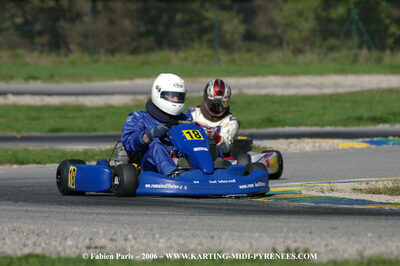 14/10/2006 : Trophée Vincent Sanchez photos du samedi par Fabien PARIS 2006 — karting